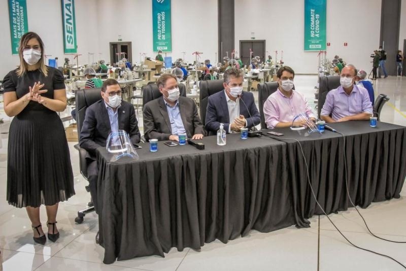 Governo e Senai fazem parceria para produção de 5 milhões de máscaras