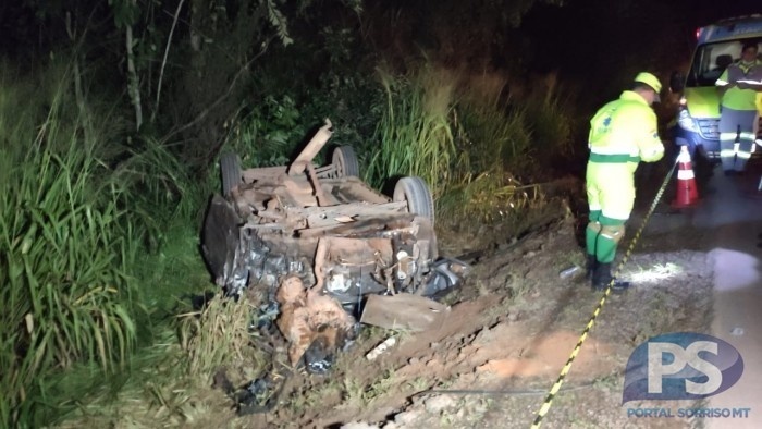 Colisão violenta na BR-163 deixa um morto