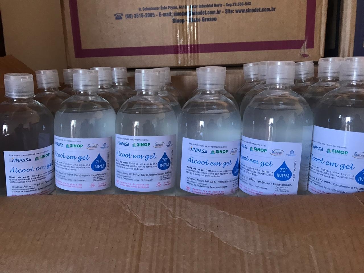 Unidades escolares receberão 500 frascos de álcool gel