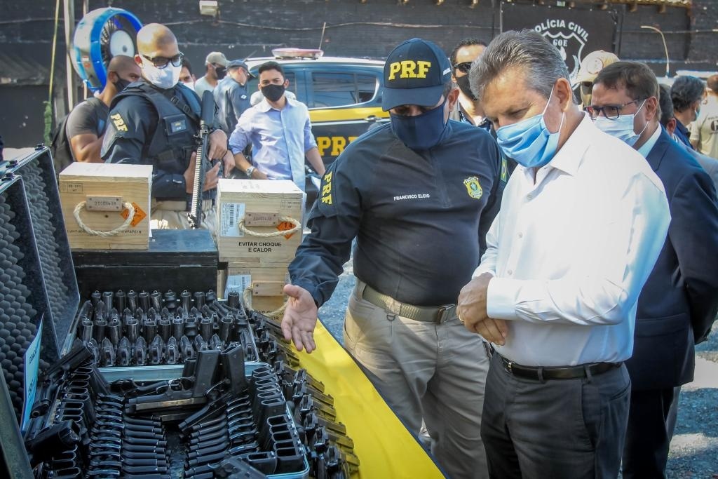 Governo destina pistolas e fuzis para as forças de segurança de MT