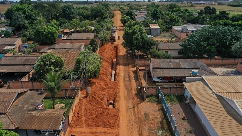 Bairro antigo de Sinop começa ser pavimentado