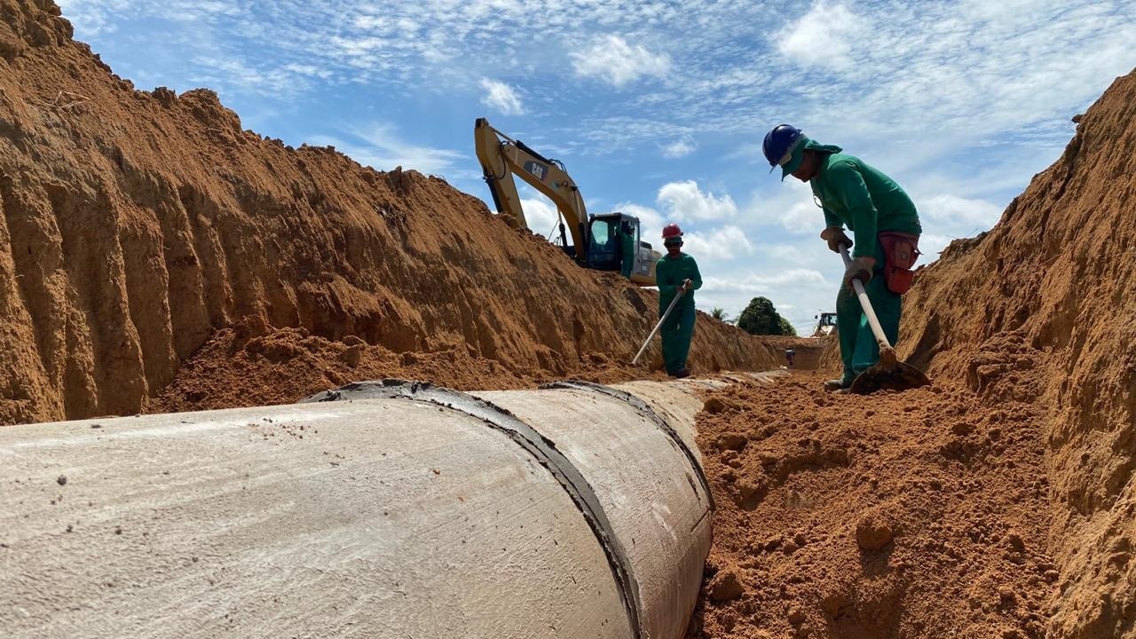 Obras de pavimentação do Finisa avançam no Jardim Conquista