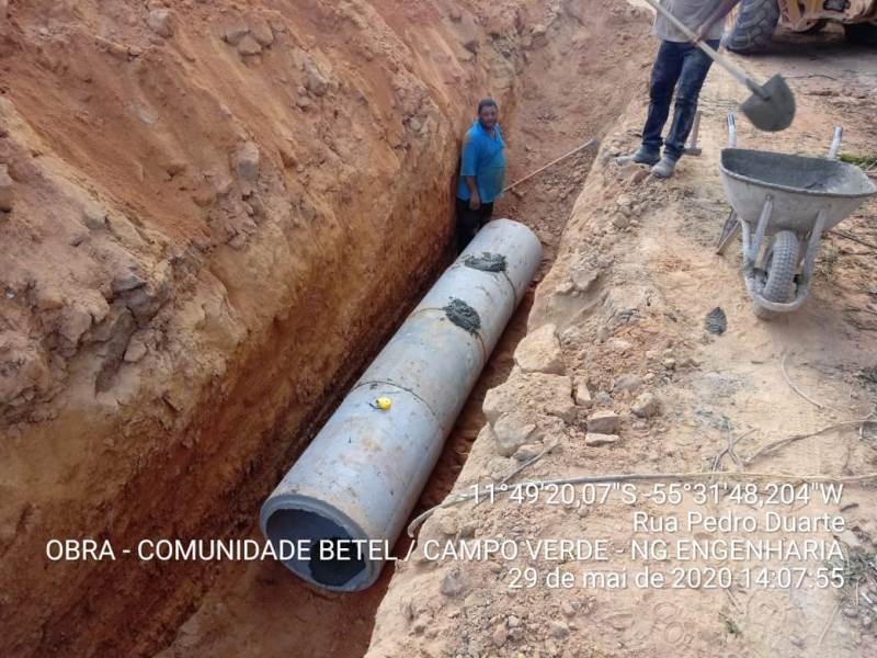 Prefeitura inicia obra de asfaltamento no Campo Verde e Comunidade Betel