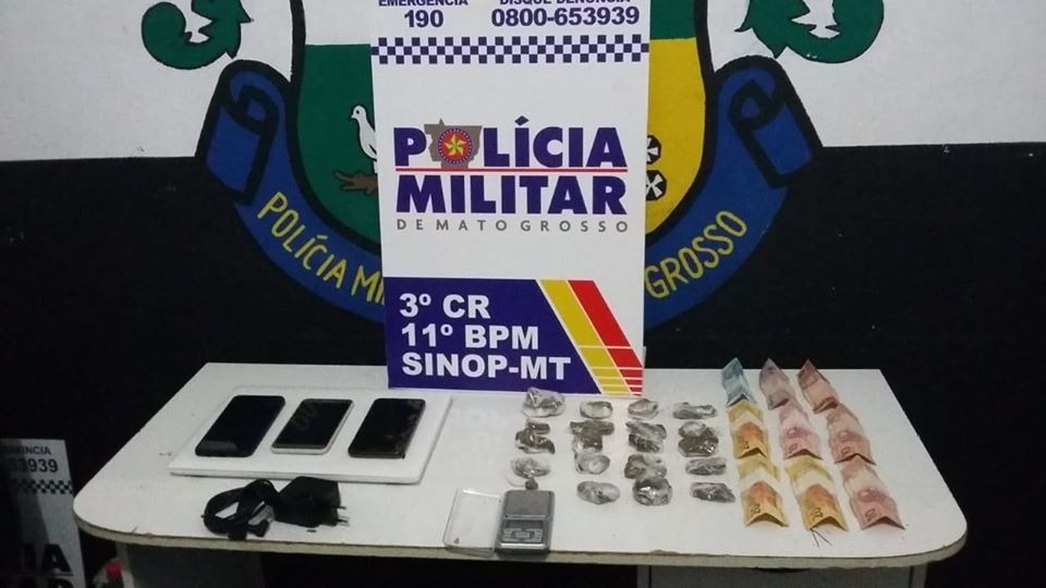 Homem é preso e adolescentes são apreendidos na madrugada em Sinop