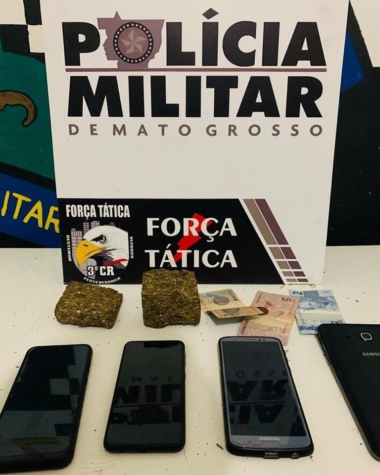 Adolescente é apreendido pela PM após comprar drogas para revender em Sinop