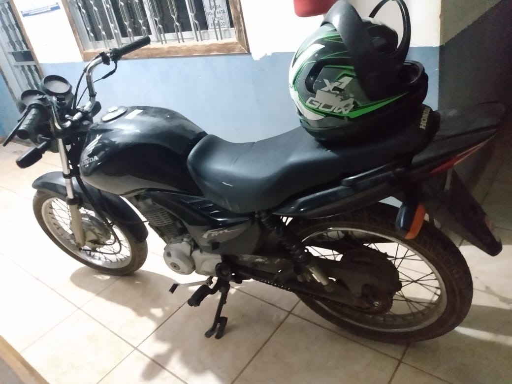 PM recupera moto roubada em Sinop