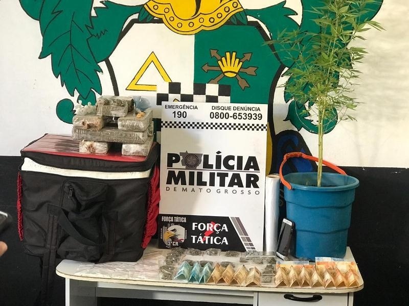 Polícia Militar desarticula ''delivery'' de drogas em Sinop