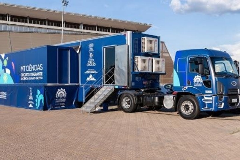 Live vai mostrar experimentos disponíveis na carreta "MT Ciências"