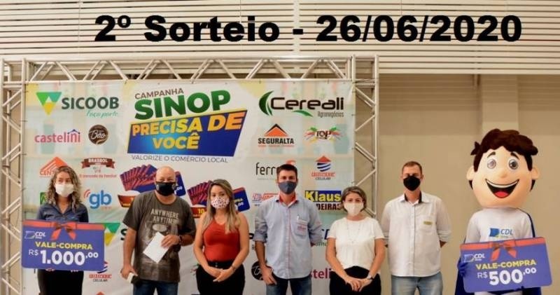 CDL divulga os últimos 10 ganhadores da Campanha “Sinop precisa de você”