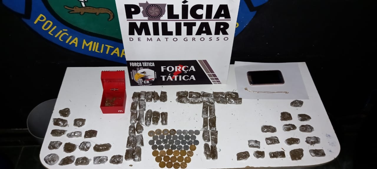 Polícia prende homem acusado de usar esposa menor de idade para ajudá-lo no tráfico