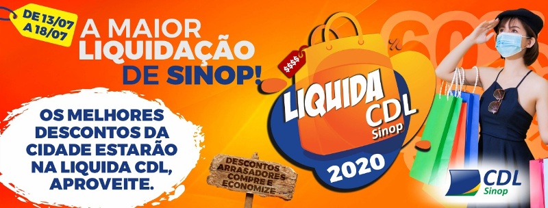 Vem aí liquida CDL SINOP 2020