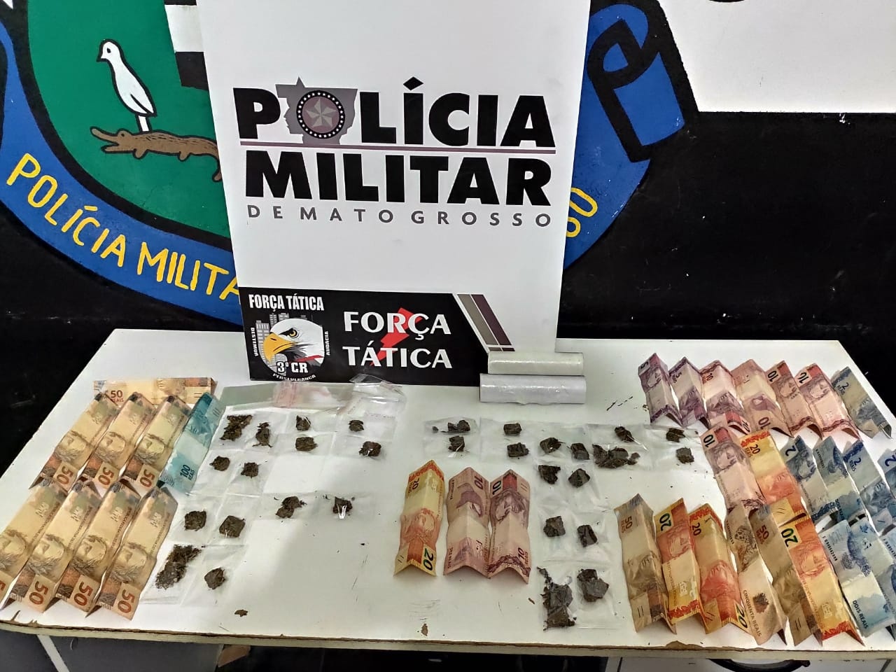 Polícia Militar prende traficante com drogas e dinheiro falso em Sinop