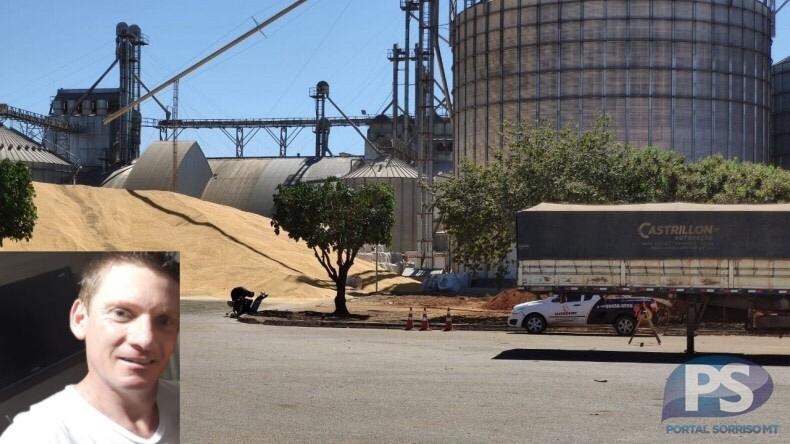 Homem morre soterrado em armazém de grãos