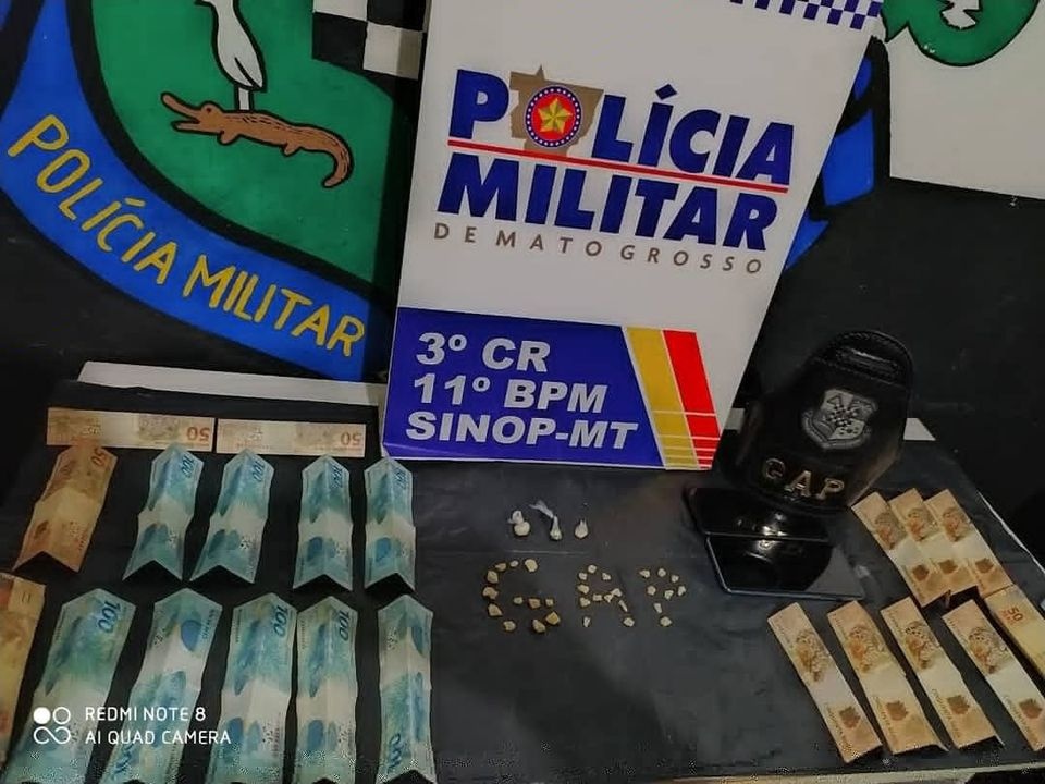 Homem é preso pela PM suspeito de vender drogas em pensão
