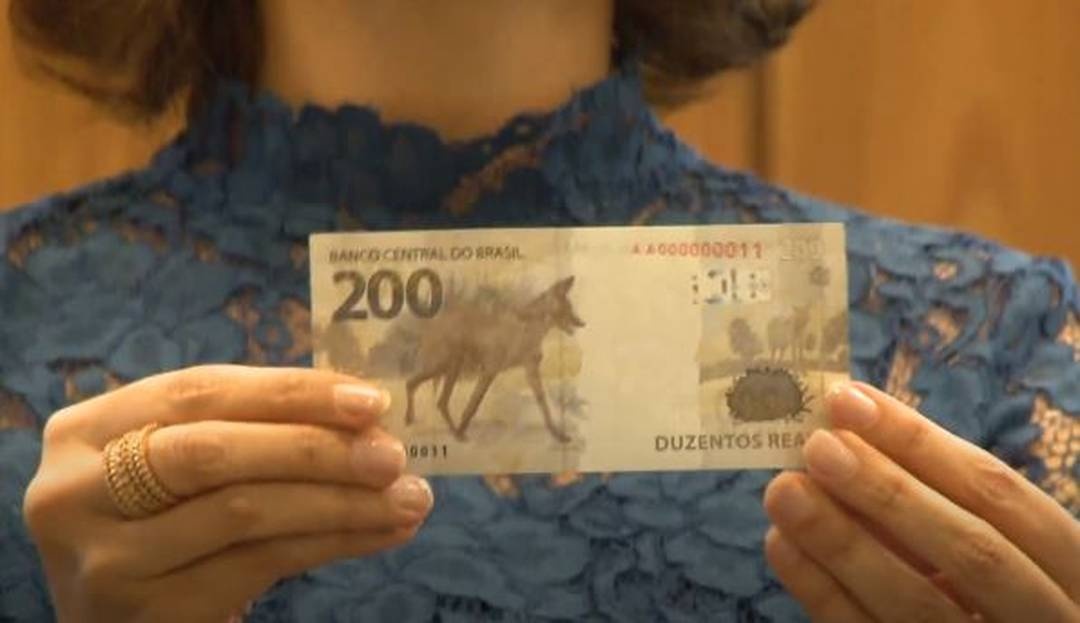 Veja a nova cédula com lobo-guará