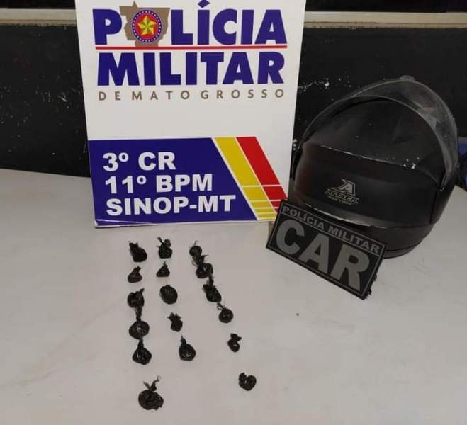 Grupo CAR apreende porções de drogas em posse de menor de idade