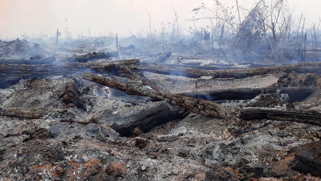 Incêndio atinge assentamento em Cláudia