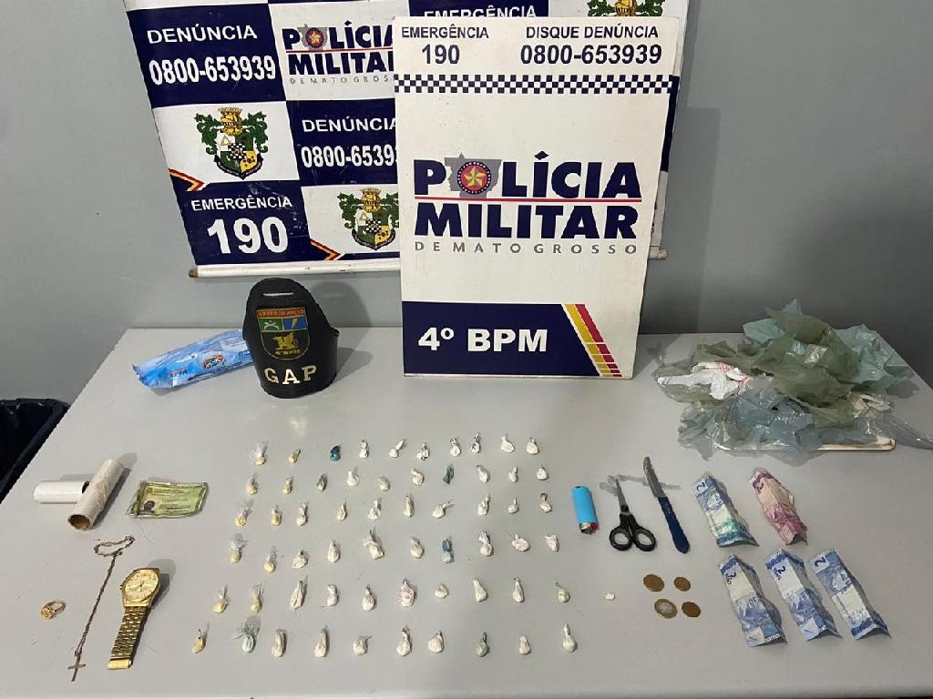 VG: Trio é preso com grande quantidade em drogas