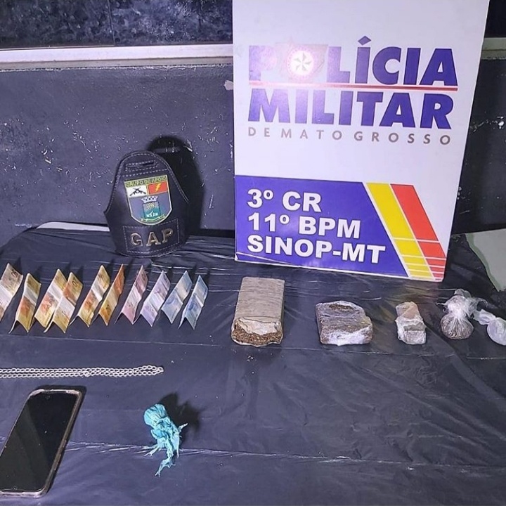 Homem é preso vendendo drogas em Sinop
