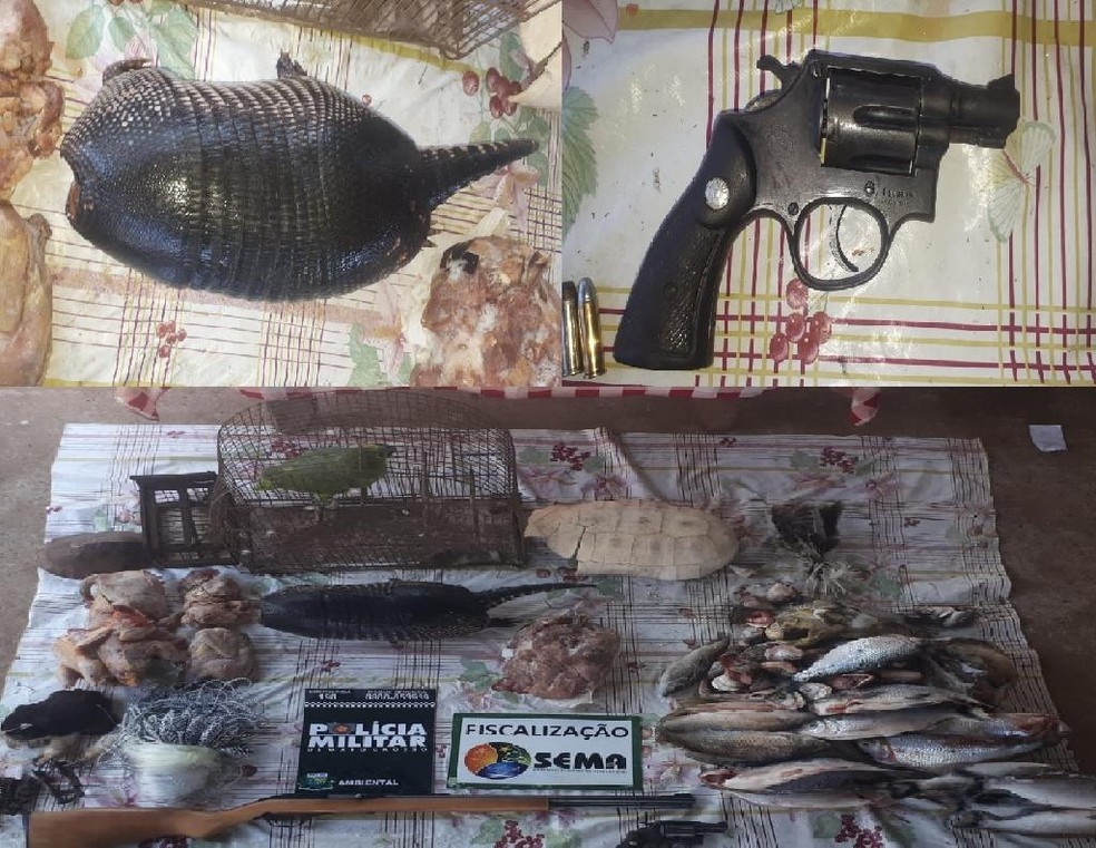 Casal é preso por caça de animais silvestres e pesca predatória