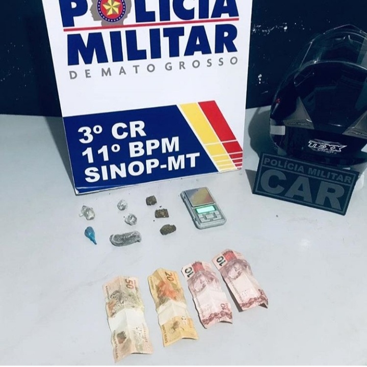 Sinop: Grupo CAR apreende porções de drogas no Boa Esperança