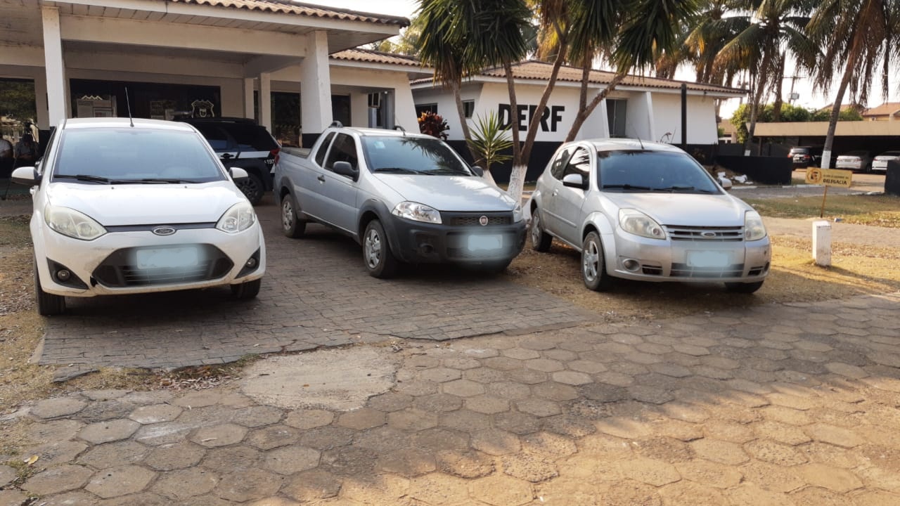 Carros roubados são recuperados pela Força Tática de Sinop