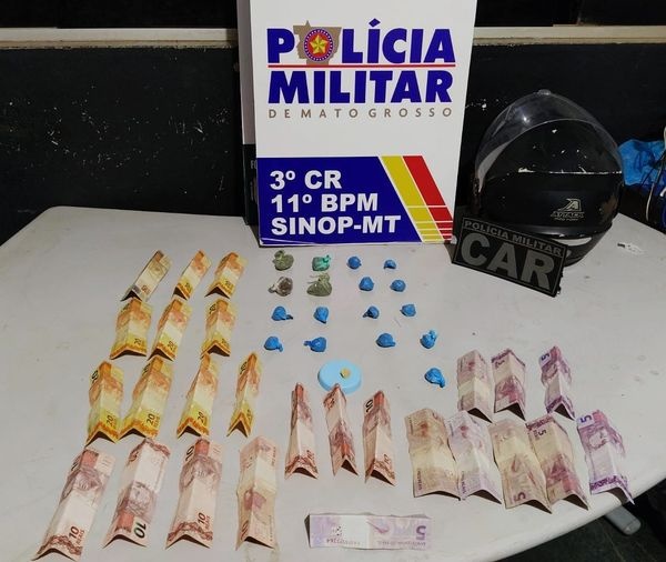 Traficante é pego com cocaína dentro da cueca em Sinop