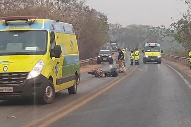 Cuiabá: Motociclista morre após ser atingido por carreta