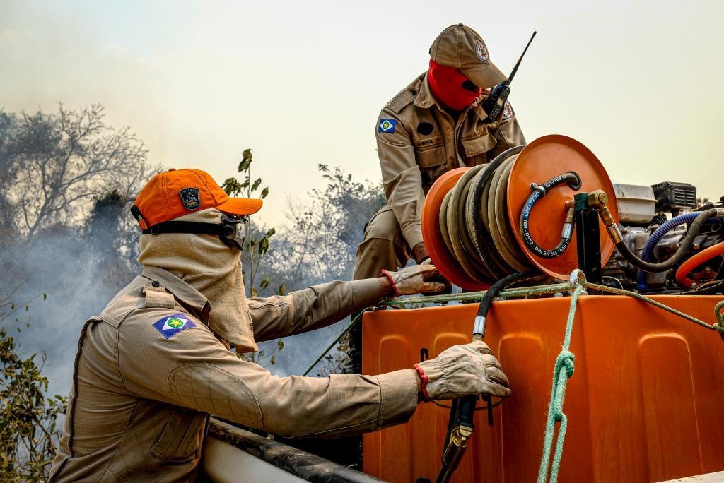 MT pede ajuda ao Governo Federal no combate a incêndios no Pantanal