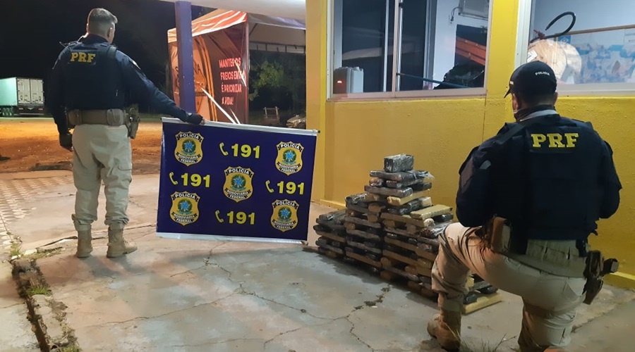 PRF apreende 90 quilos de maconha em Campo Verde