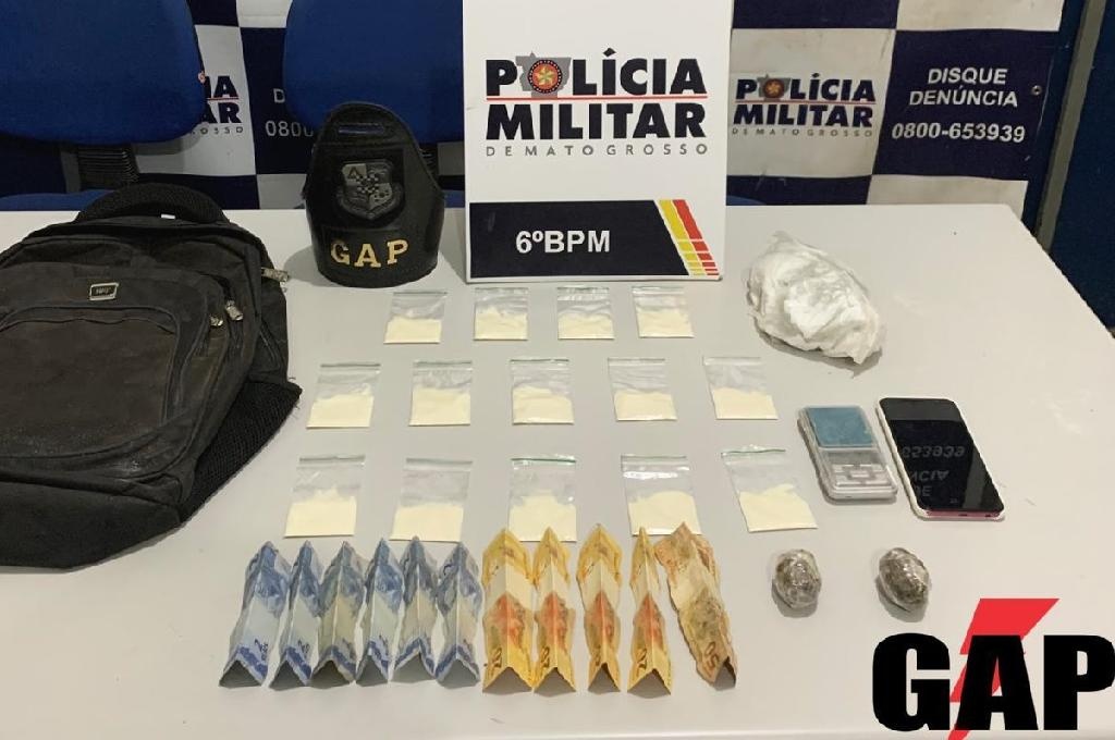 Homem é preso por tráfico de drogas em Cáceres
