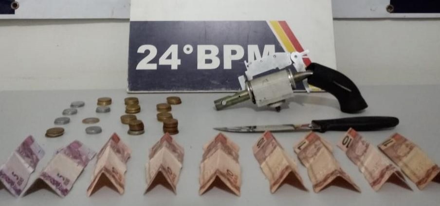 Criminoso é detido após tentativa de roubo à mercearia