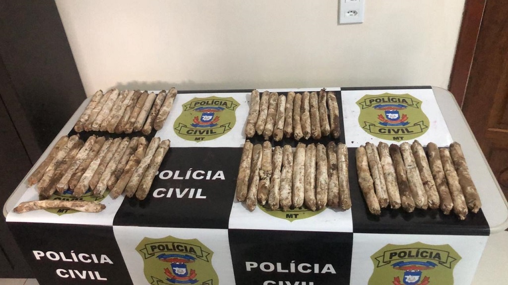PJC apreende 52 bananas de dinamites em Guarantã do Norte