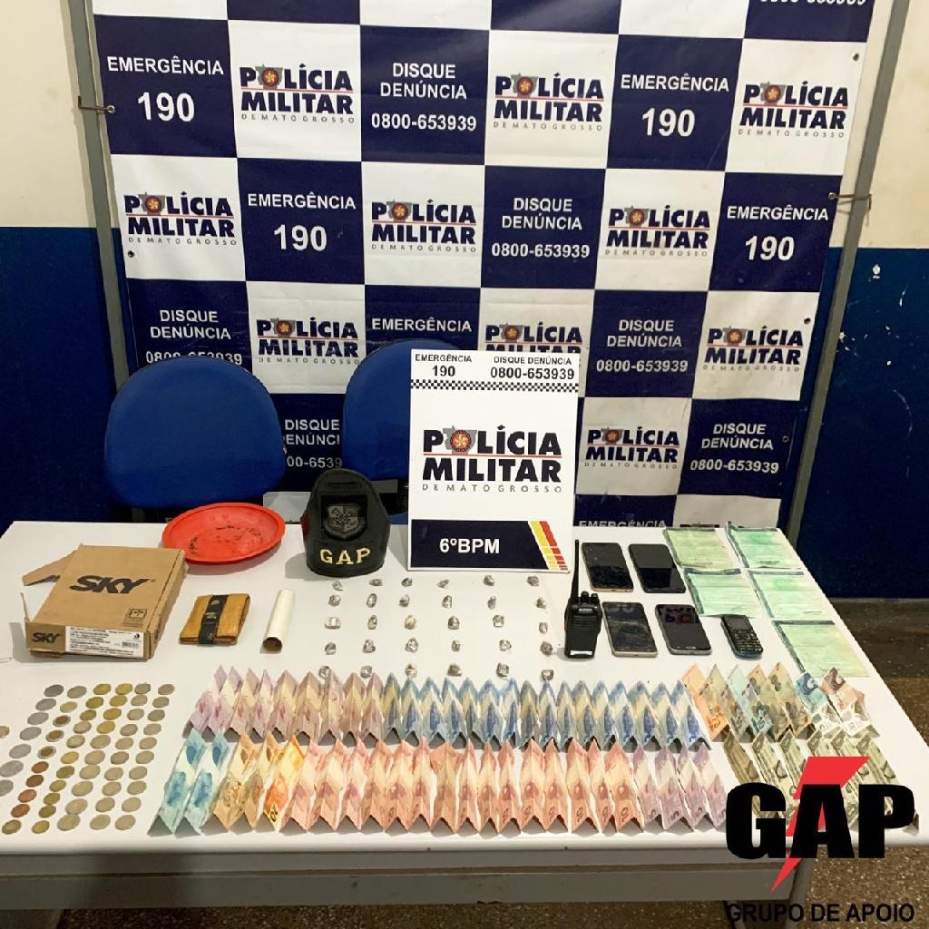 Homem é preso por tráfico de drogas em Cáceres