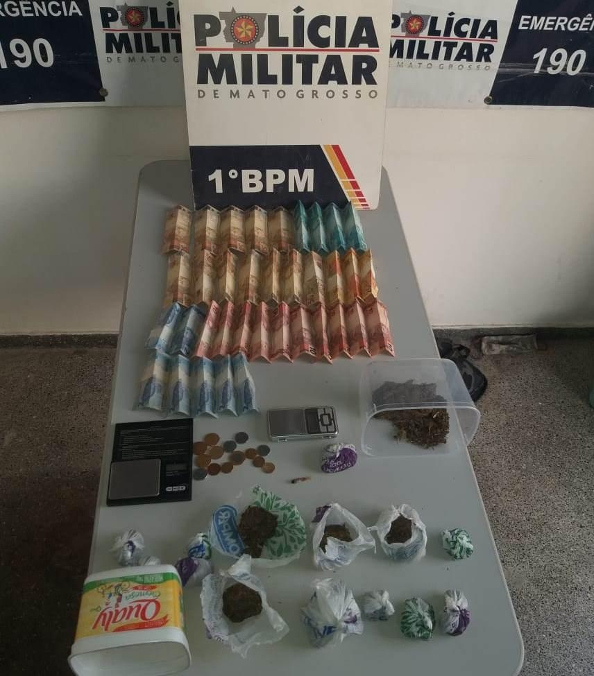 Dupla é presa por tráfico de drogas em Cuiabá