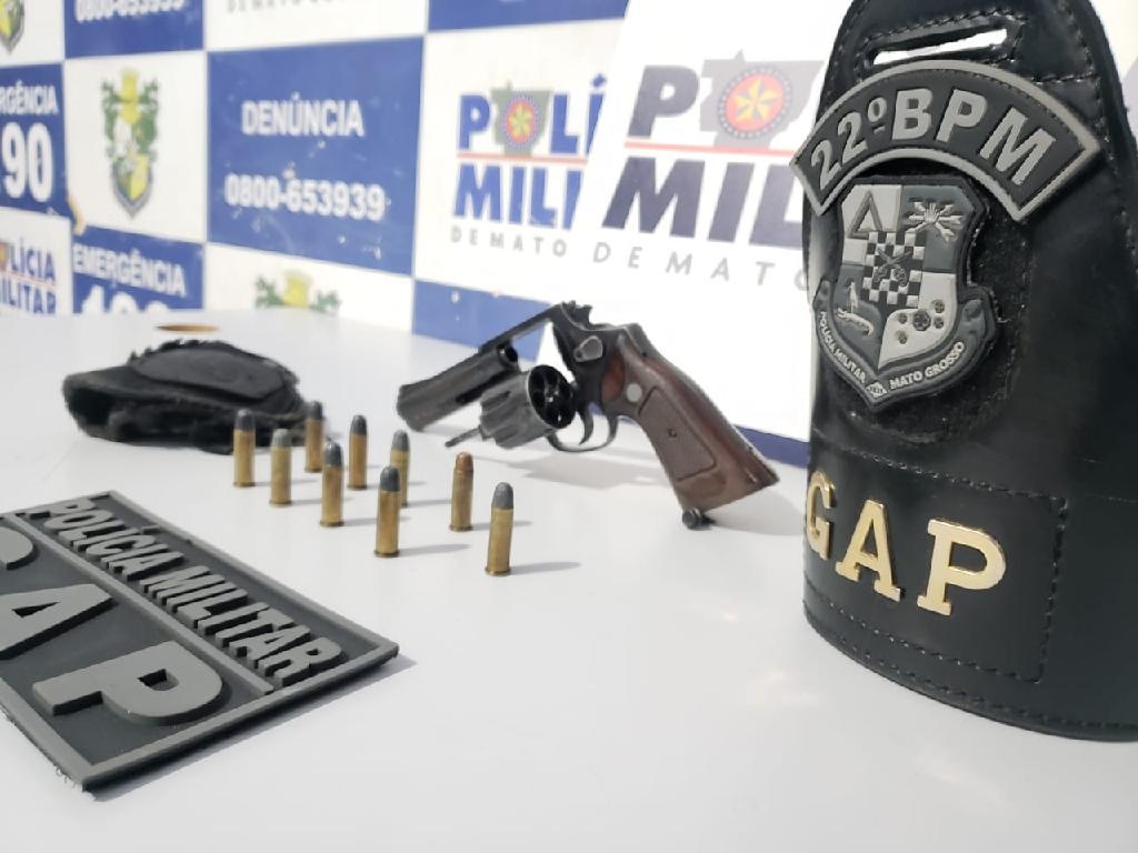 Homem é preso com arma de fogo em Peixoto de Azevedo