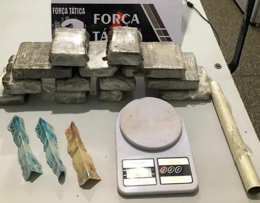 Homem é preso com tabletes de maconha em Rondonópolis