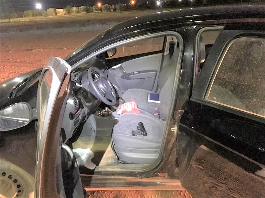 Homem é preso com réplica de pistola em Sapezal