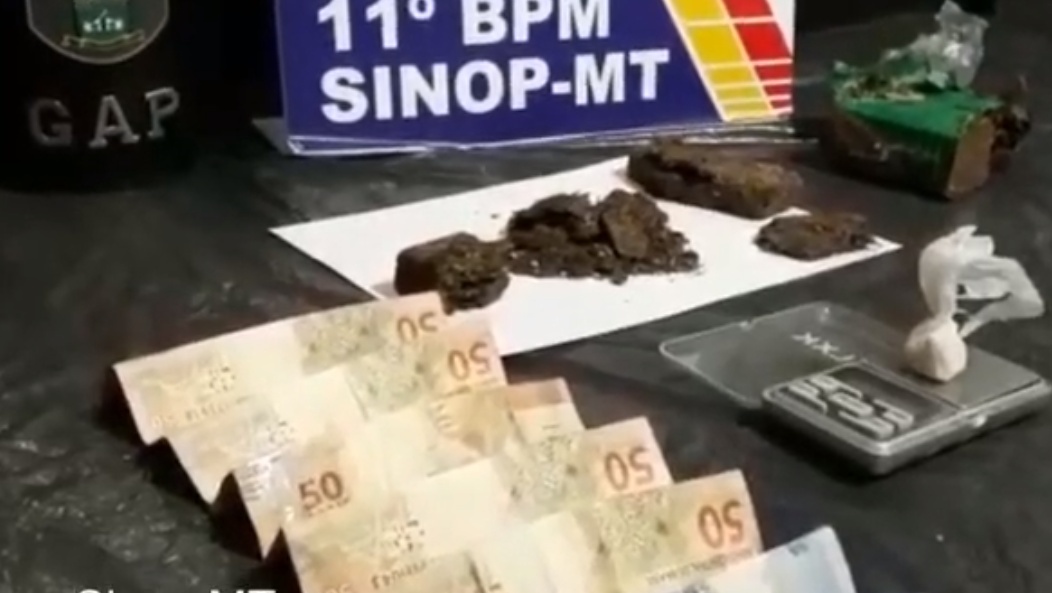 Três são presos com drogas no Umuarama II em Sinop