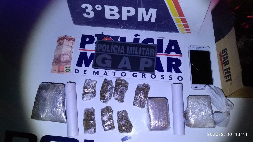 Homens são presos com drogas em bairro na Capital