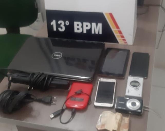 PM prende suspeitos de roubo em Lucas do Rio Verde