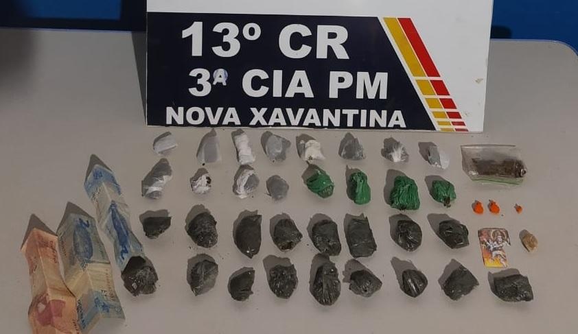 Homem é preso com drogas em Nova Xavantina