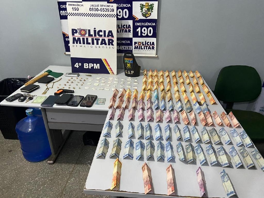 Quatro são presos por tráfico de drogas em Várzea Grande