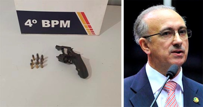 Ex-governador é preso em aeroporto com arma na mochila