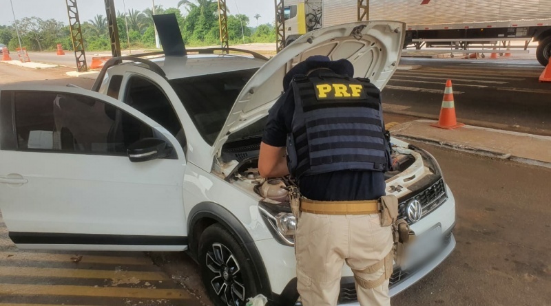 Saveiro roubada em MG é recuperada em Pontes e Lacerda