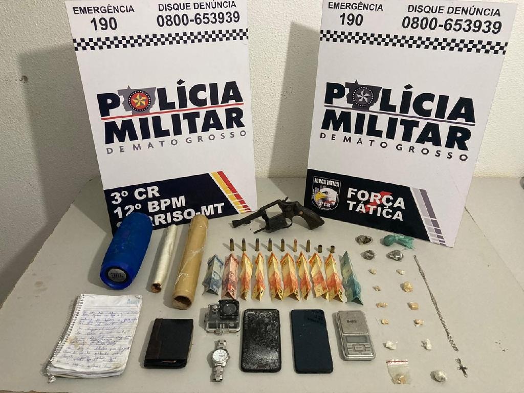 Casal é preso com drogas em Sorriso