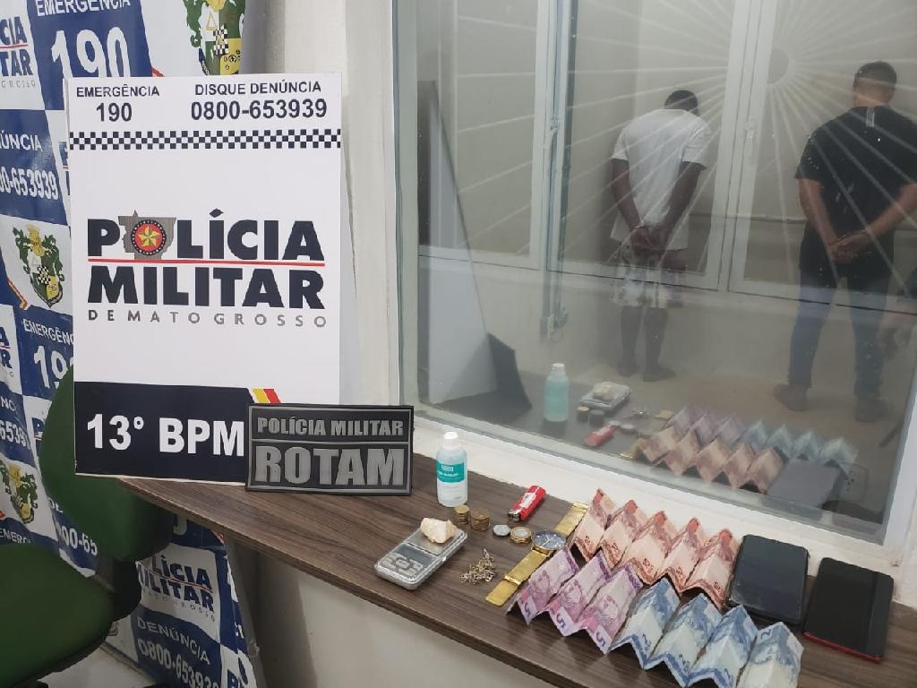 Dupla é detida com drogas em Lucas do Rio Verde