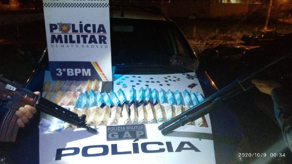 PM prende suspeito de cometer roubo em Cuiabá