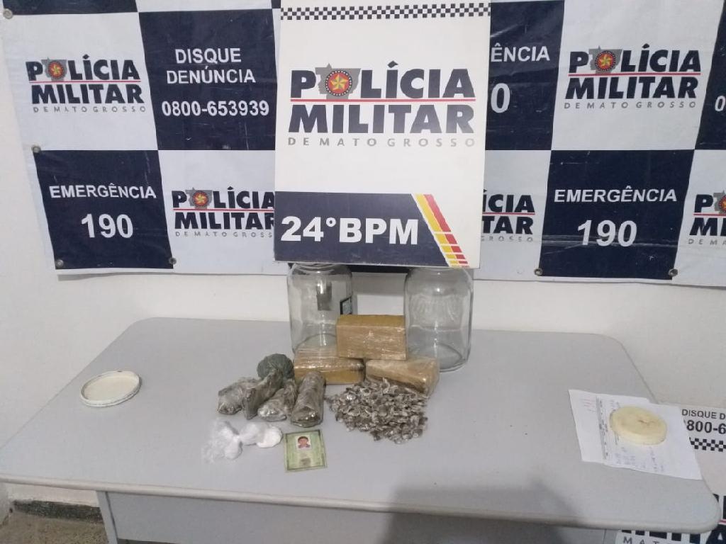 Menor é apreendido com drogas em Cuiabá
