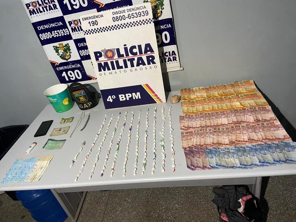 PM prende quatro pessoas por tráfico em Várzea Grande